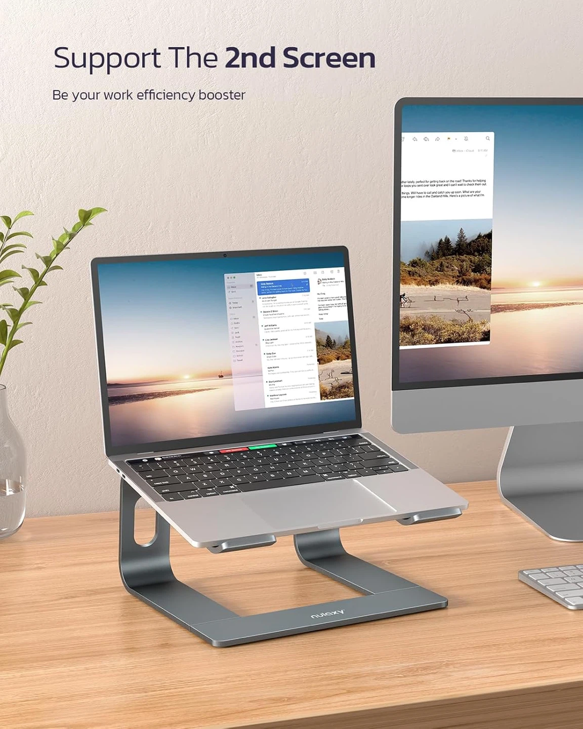Nulaxy Full Aluminum Laptop Stand, brand new - photo 5