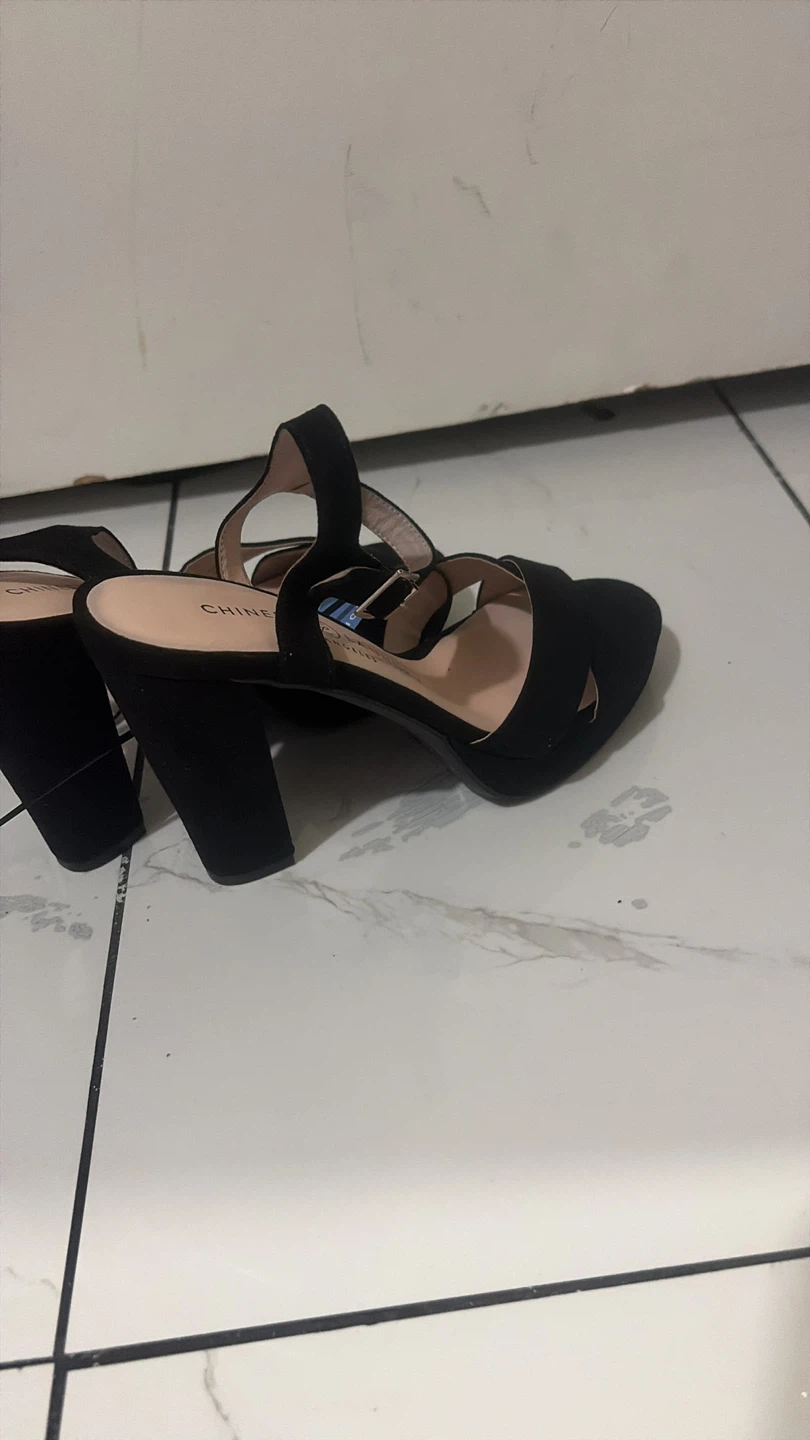 Chinese Laundry Black Block Heels
