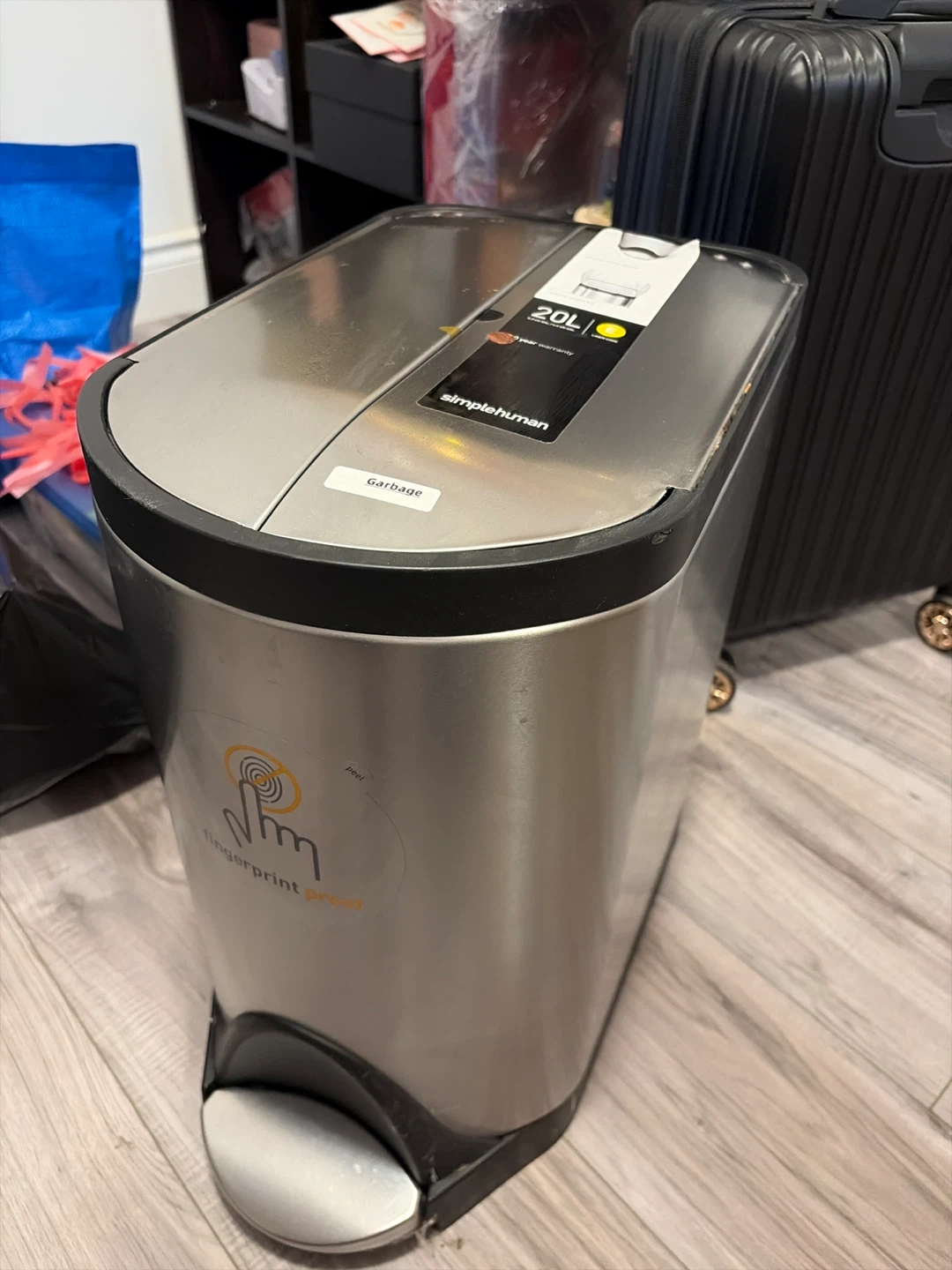 simplehuman 20L Rectangular Pedal Bin