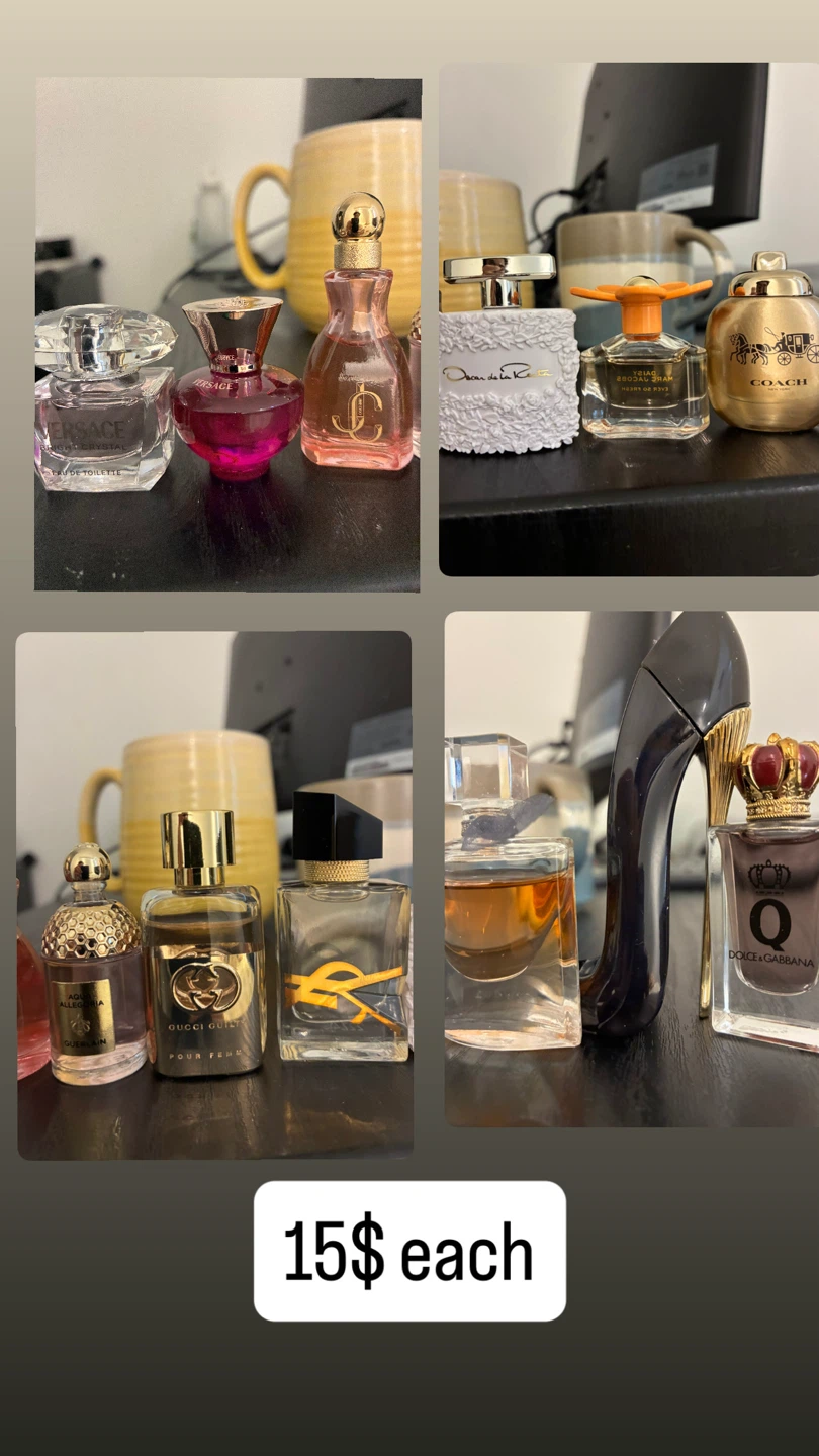 Mini perfume (YSL, Lancôme, Versace…)
