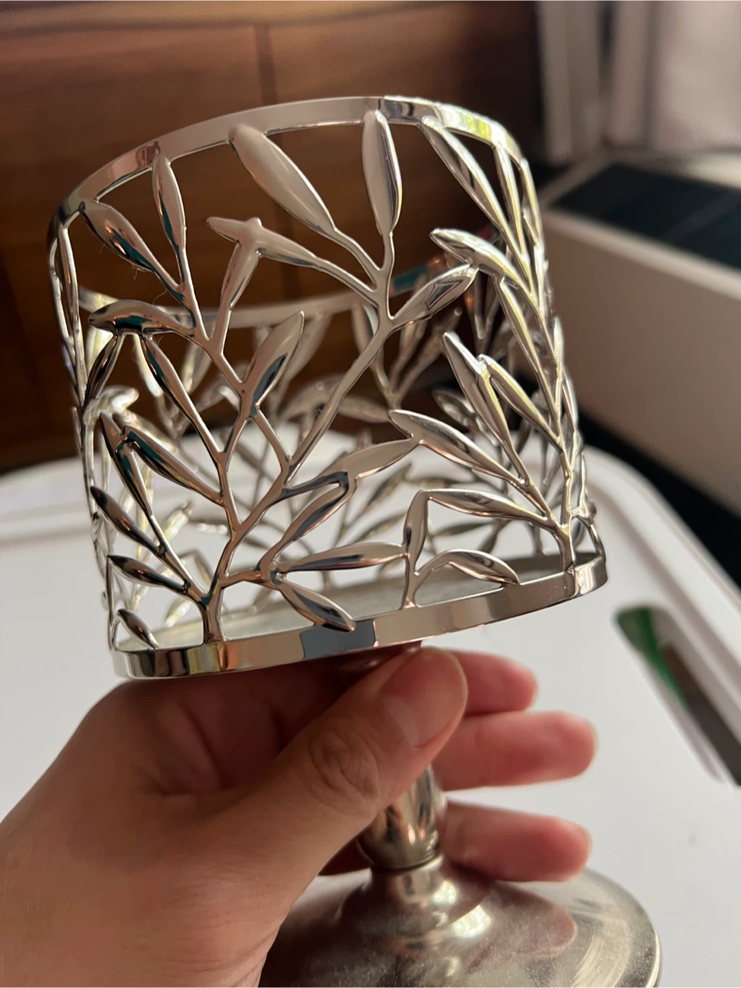 Bath & Body Works Silver Candle Pedestal - photo 3