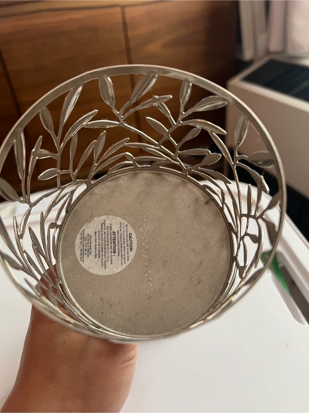 Bath & Body Works Silver Candle Pedestal - photo 5