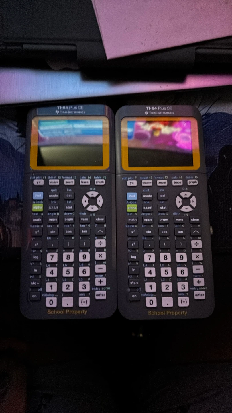 2 TI-84 Plus CE Graphing Calculators