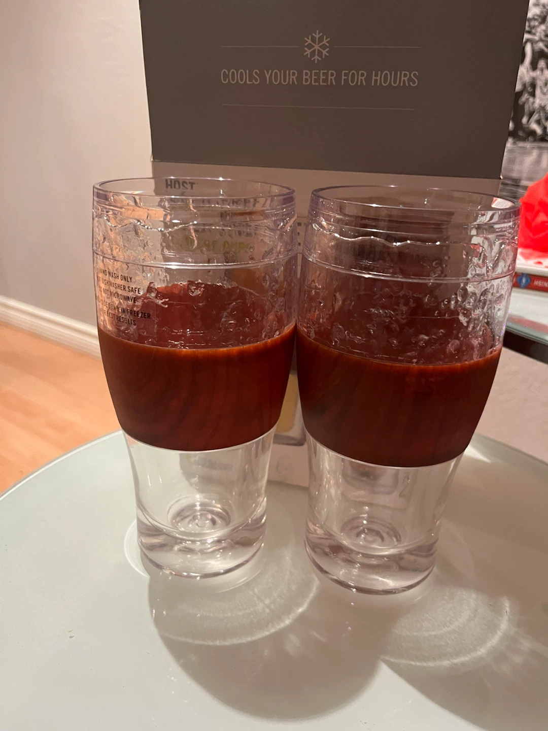 HOST Beer Freeze Cooling Cups, Set of 2 - photo 2