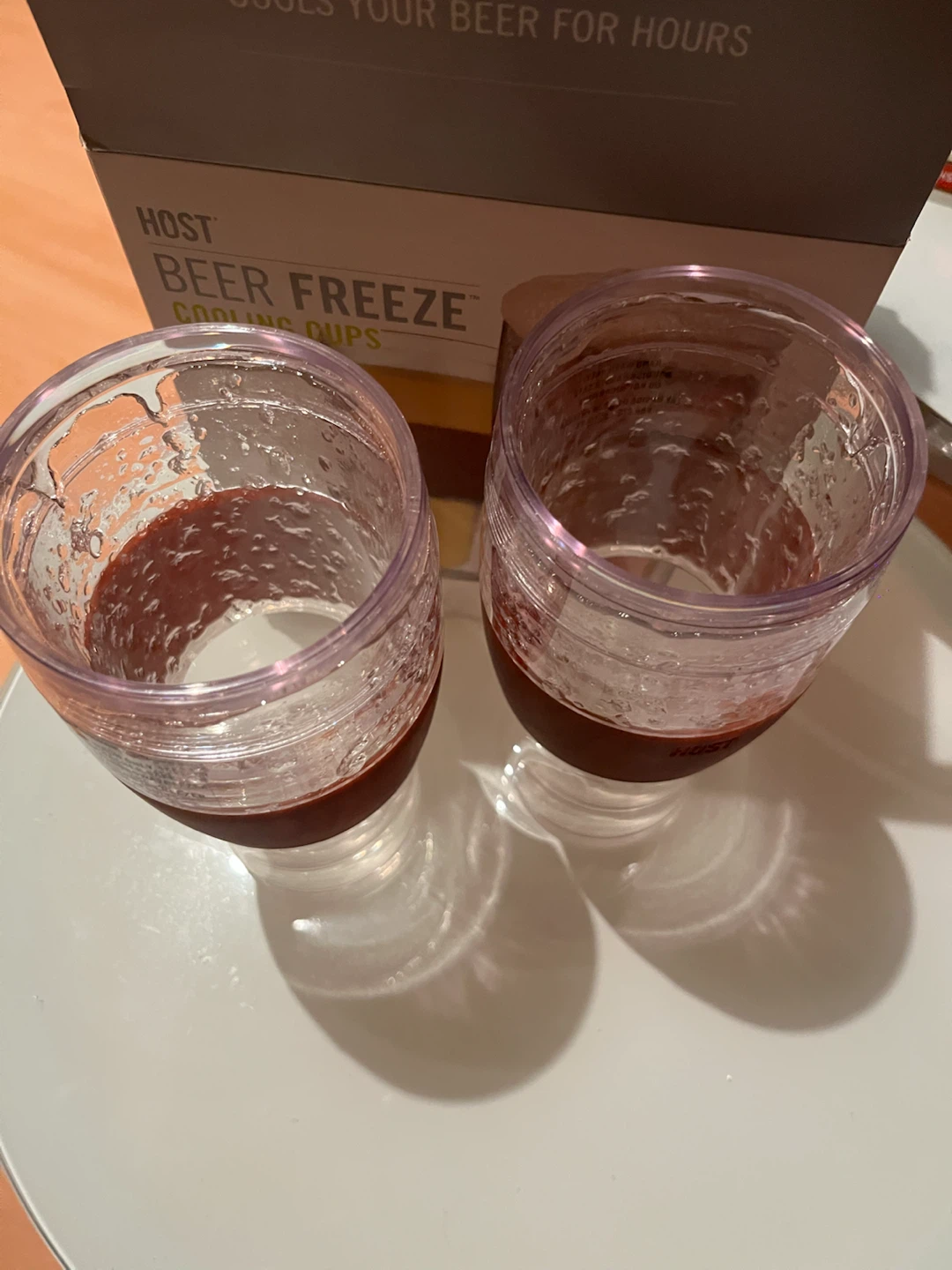 HOST Beer Freeze Cooling Cups, Set of 2 - photo 3