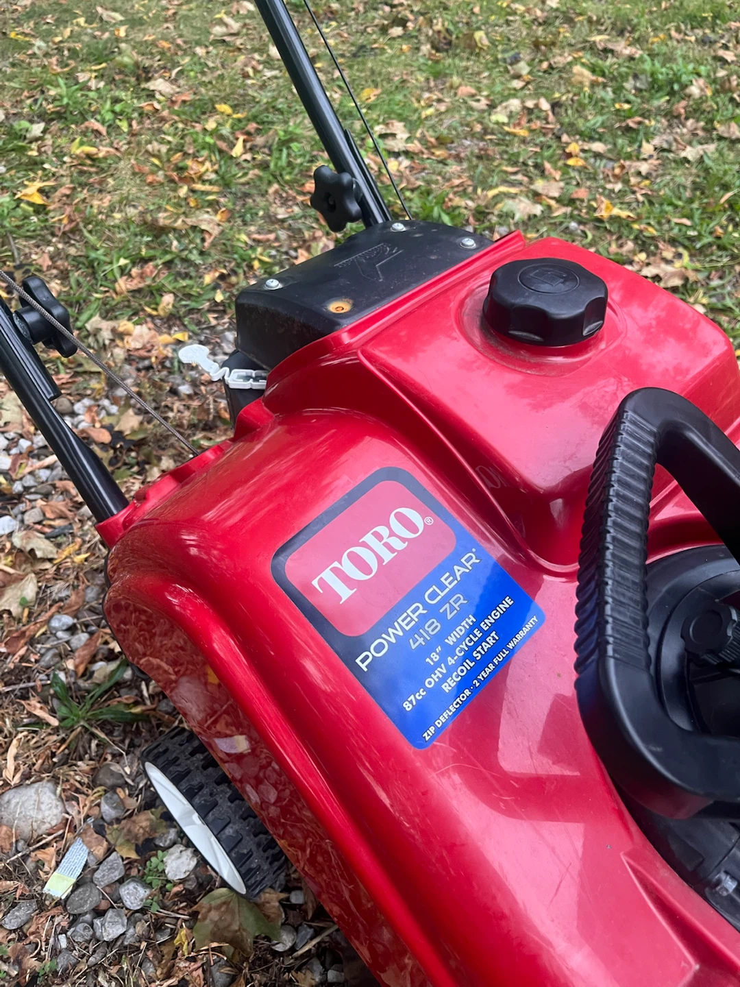 Toro Power Clear 418 ZR Snowblower - photo 4