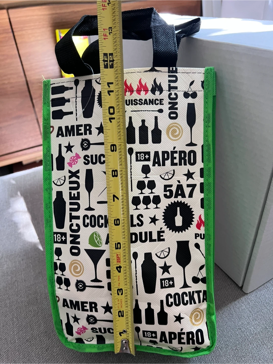 Cocktail Themed Reusable Tote Bag - photo 2