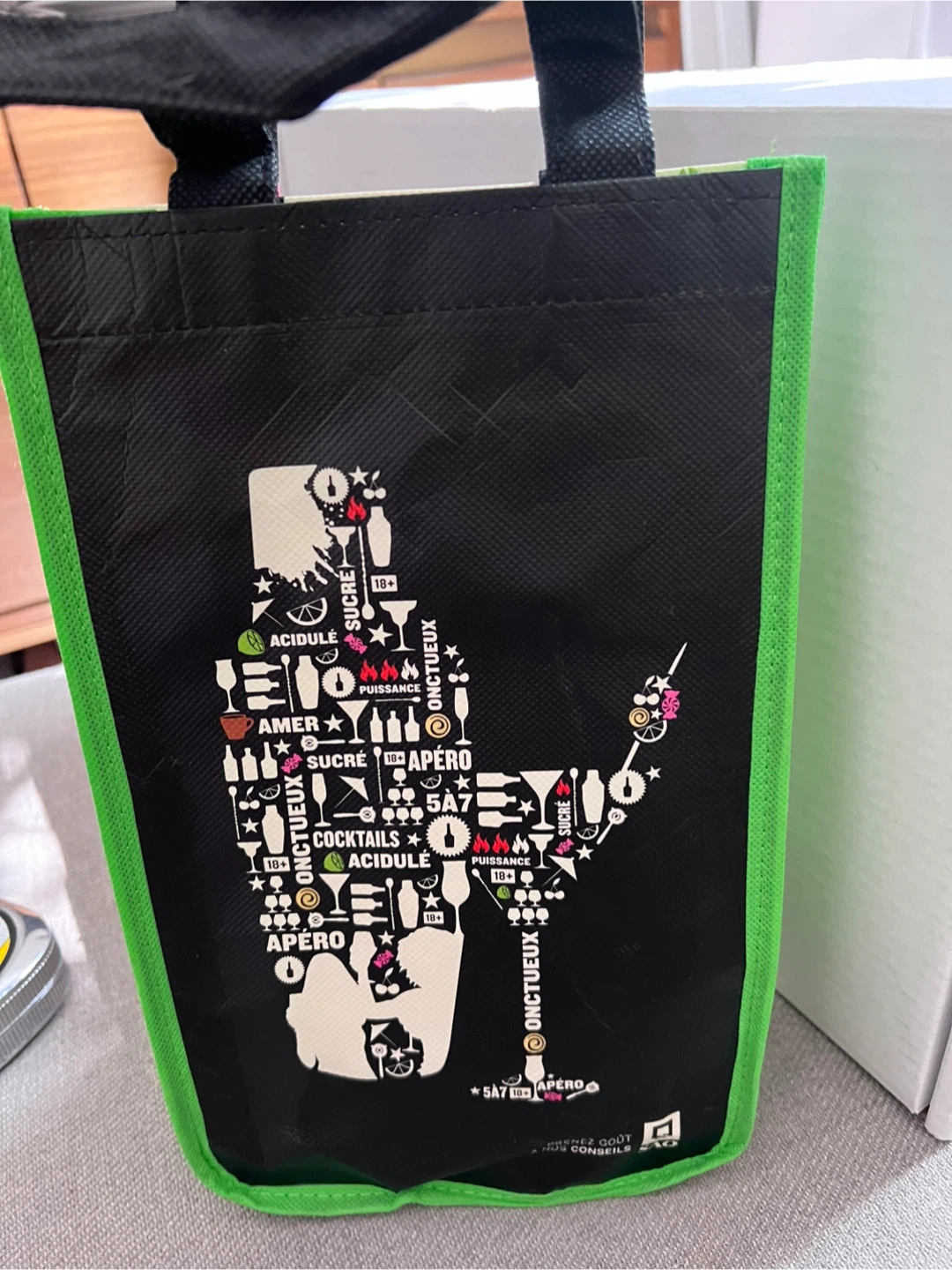 Cocktail Themed Reusable Tote Bag - photo 3