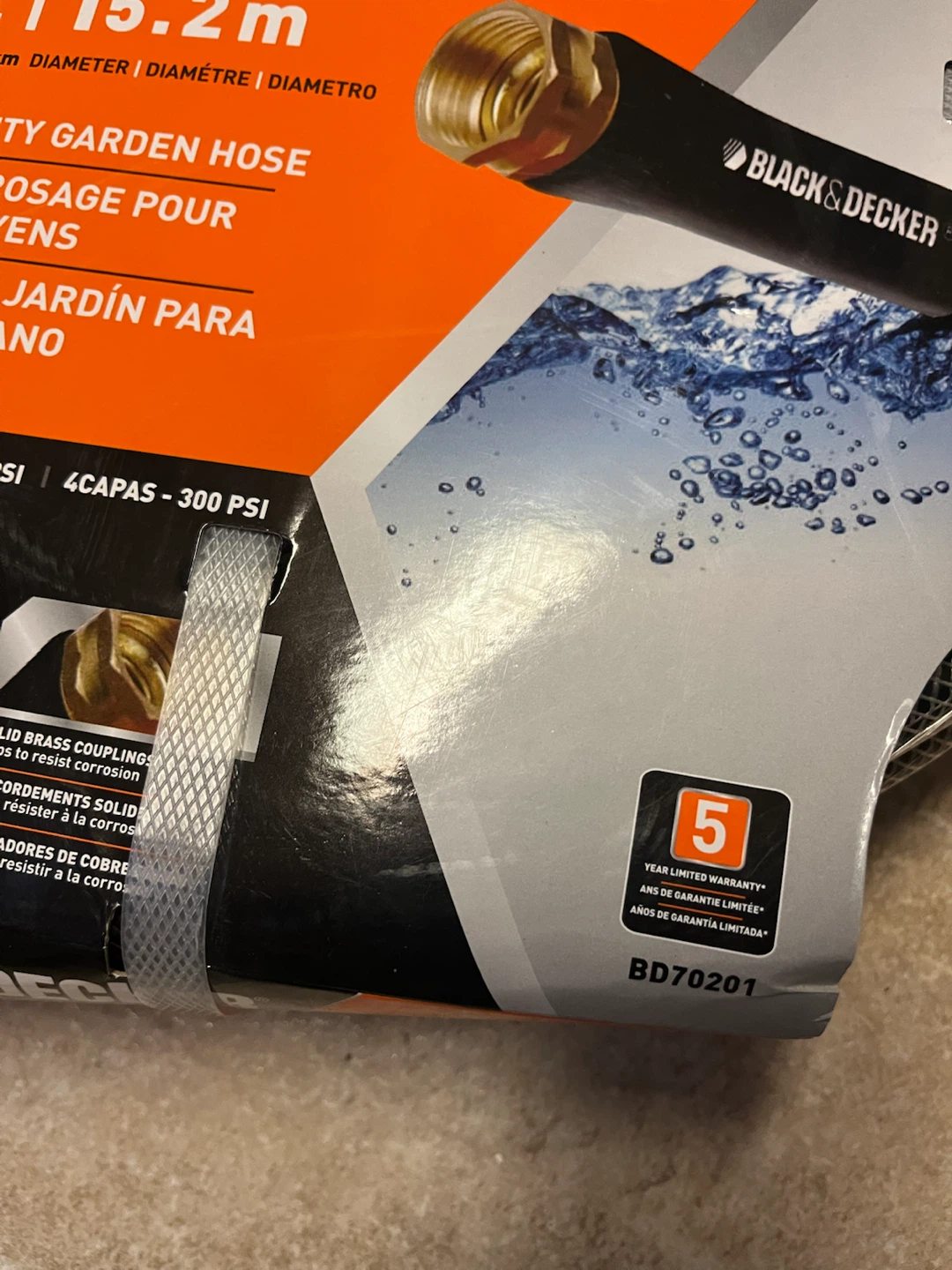 Black & Decker Garden IQ Garden Hose 50ft - photo 4