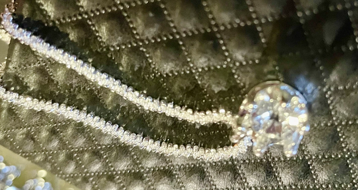 Sparkling Solitaire Pendant Necklace