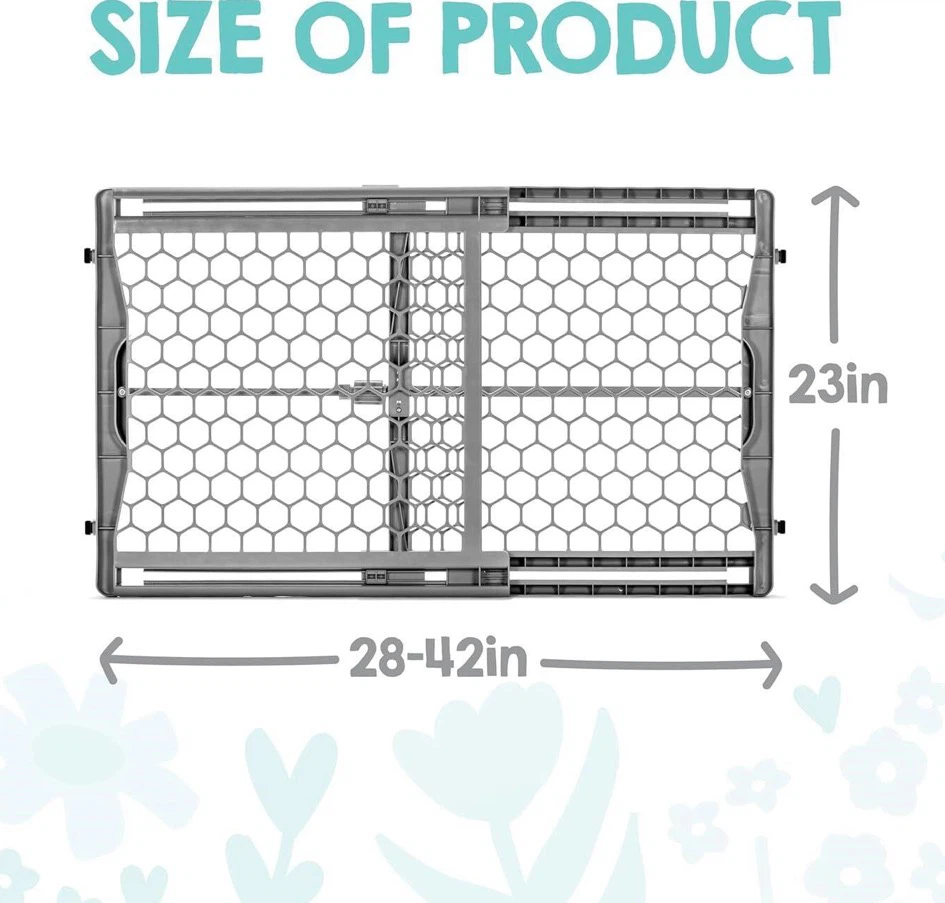 Regalo Easy Fit Baby Gate, 23" tall, 28 42" - photo 2