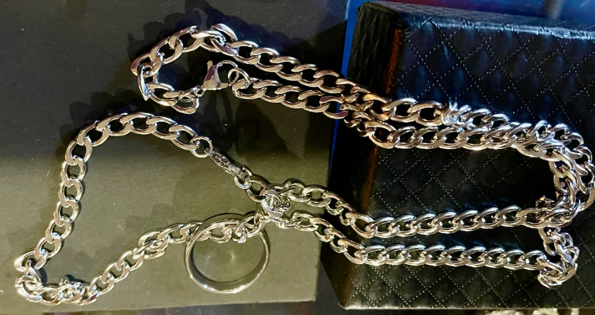 Silver-Tone Necklace, Bracelet, Ring, and Stud Earring Set - photo 4