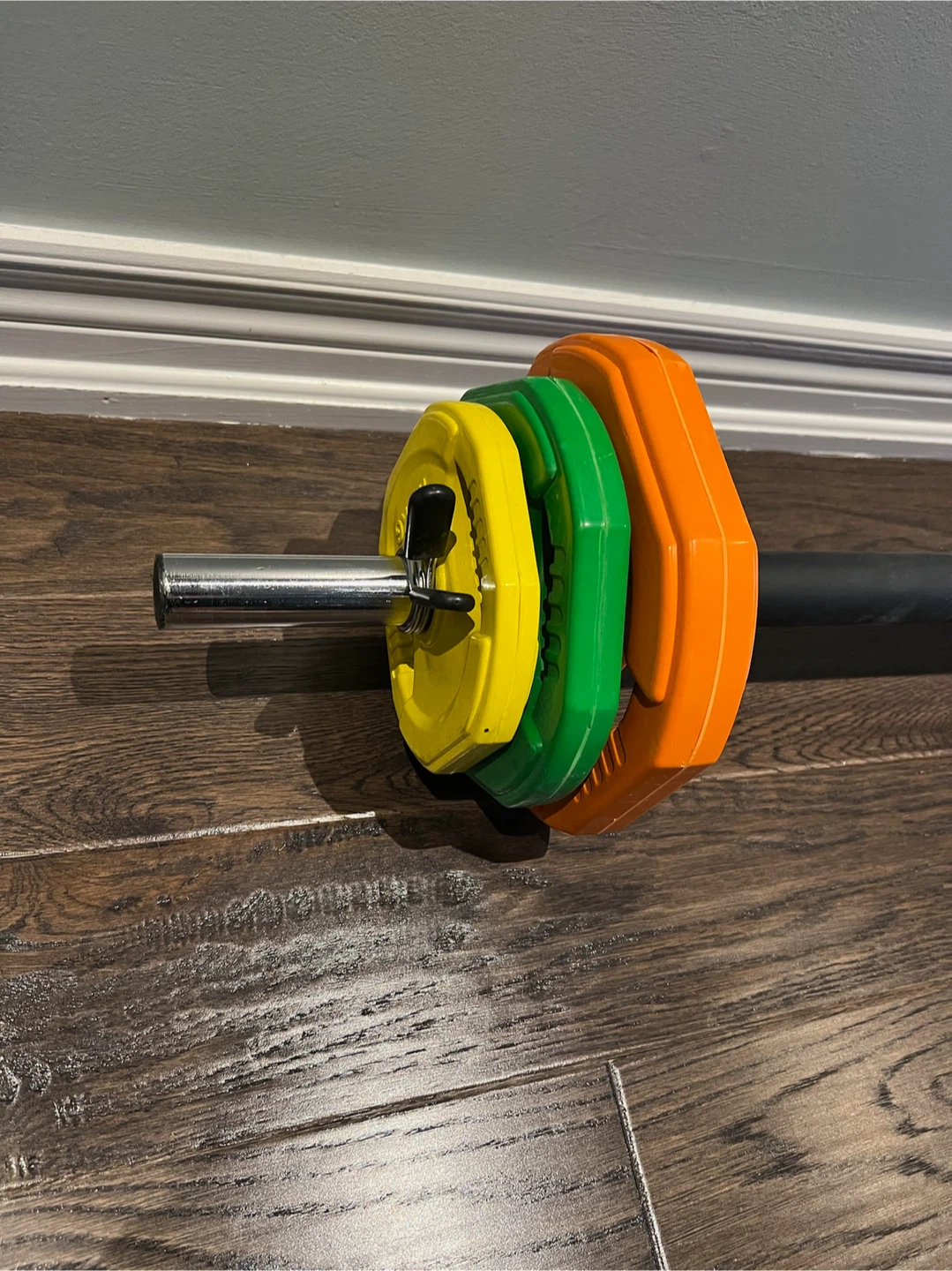 Fitness Barbell with Weights - photo 5