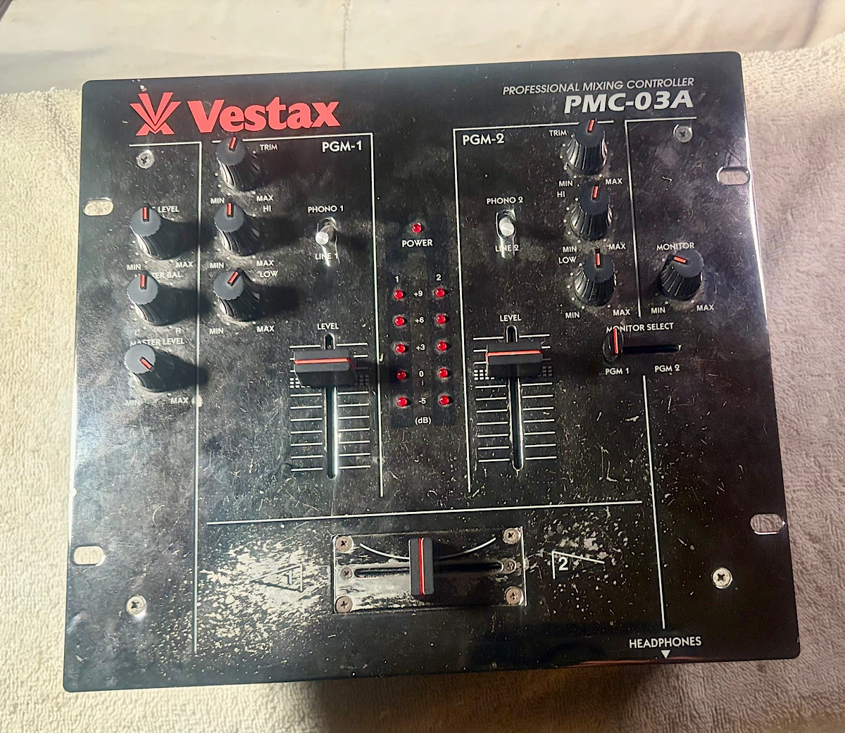 Vestax PMC03A 2-Channel DJ Mixer