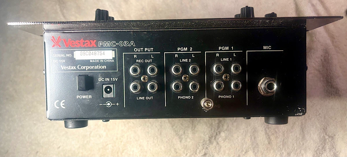 Vestax PMC03A 2-Channel DJ Mixer - photo 2