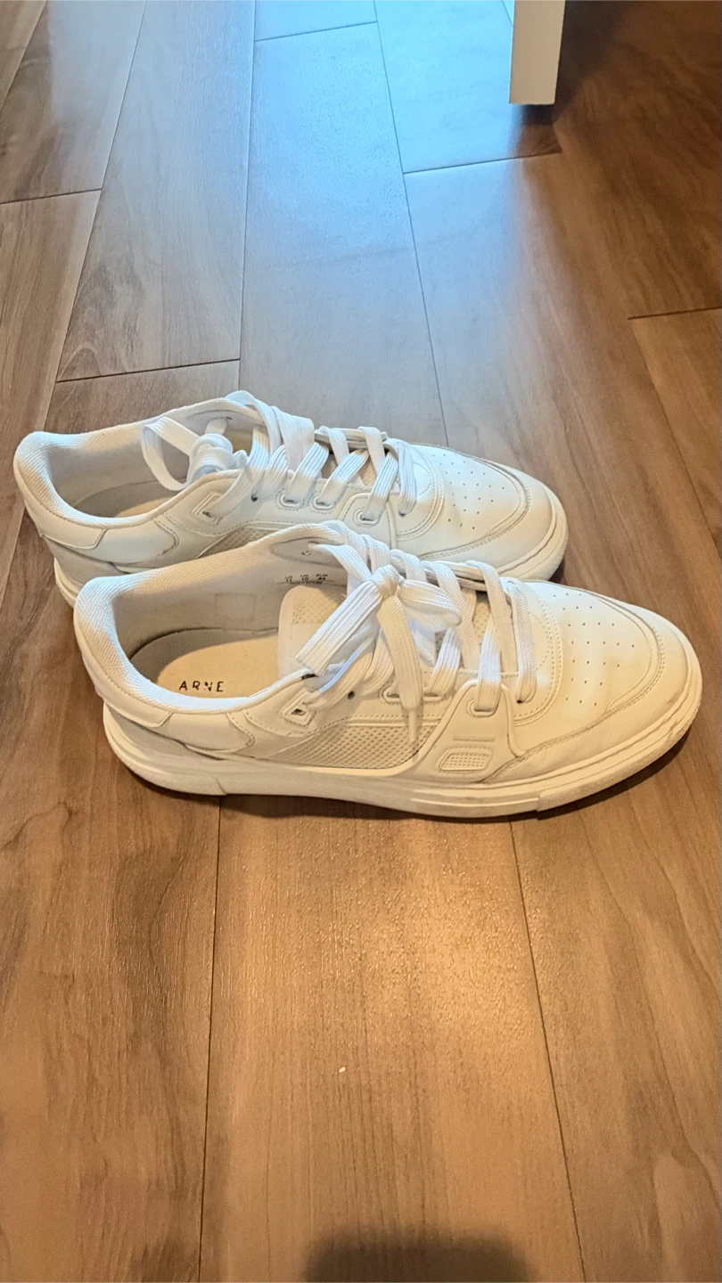 ARNE White Low Top Sneakers - photo 2