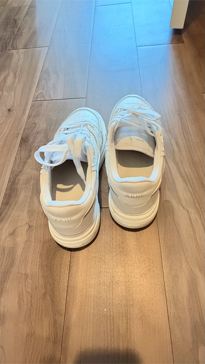 ARNE White Low Top Sneakers - photo 3