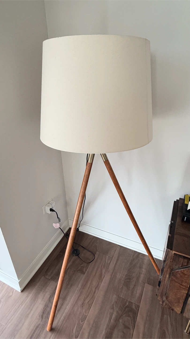 Mid-Century Modern Tripod Floor Lamp