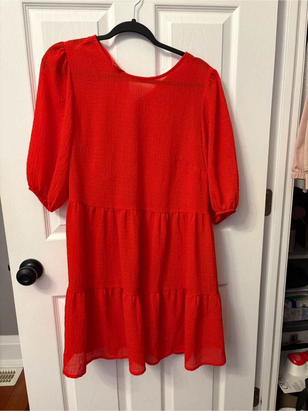 Bright Red Tiered Dress - photo 2