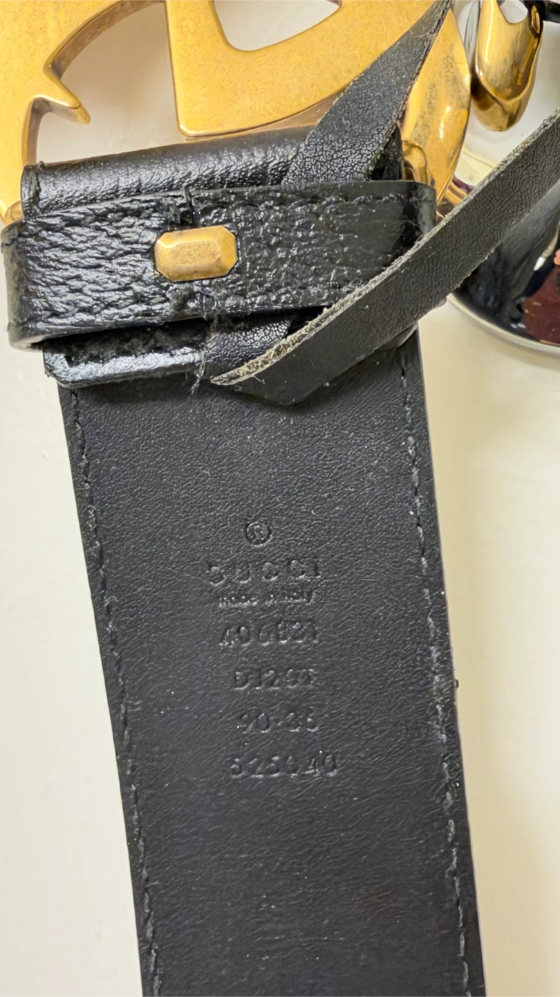 Gucci GG Marmont Black Leather Belt - photo 3