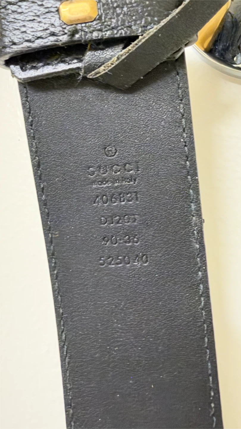 Gucci GG Marmont Black Leather Belt - photo 4