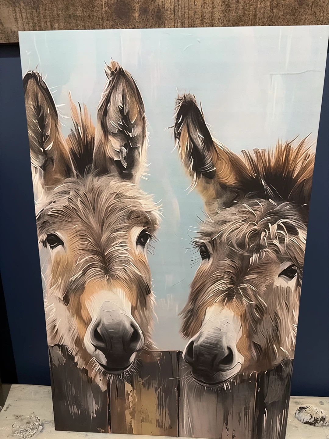 Farmhouse Donkey Canvas Wall Art - photo 3