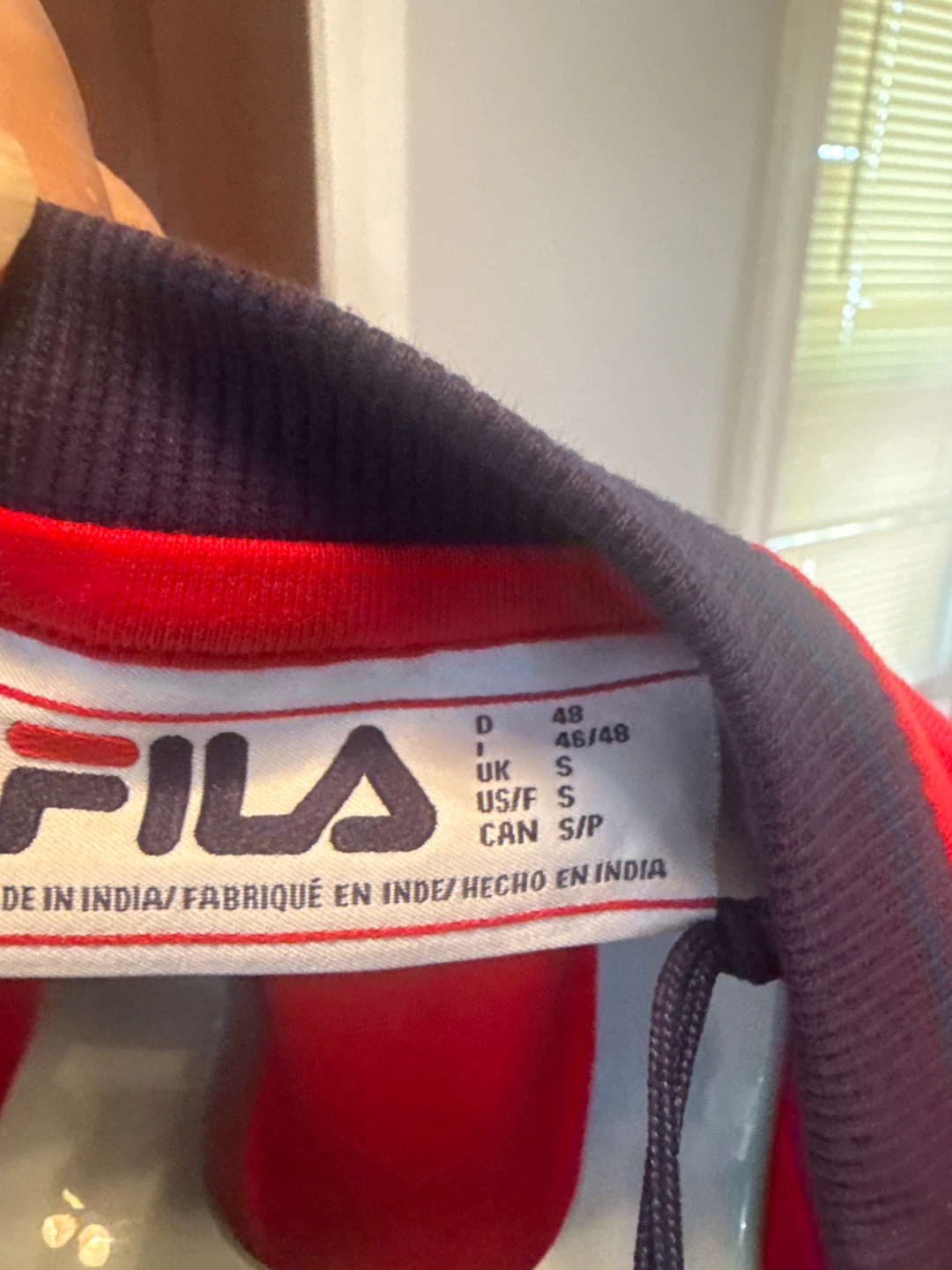 New Fila Red Marconi Crew T-Shirt Size Small - photo 4
