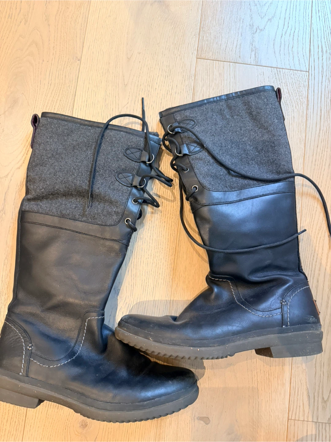 UGG Elsa Waterproof Boots Black Size 10