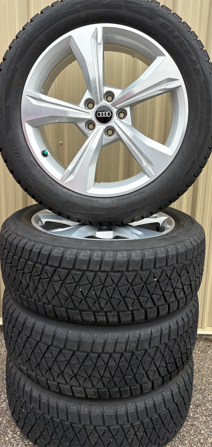 4 x 235/55/19 107S BRIDGE STONE WINTER TIRES AND AUDI RIMS $1750 - photo 4