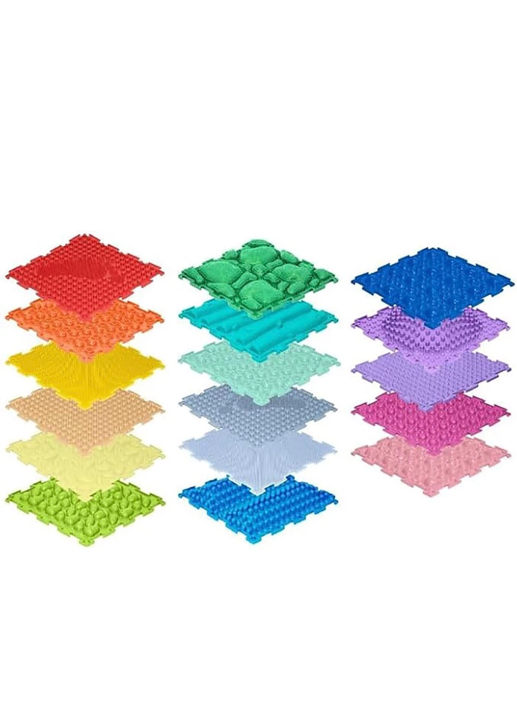 17-Piece Sensory Massage Puzzle Mat – Excellent Condition! - photo 2