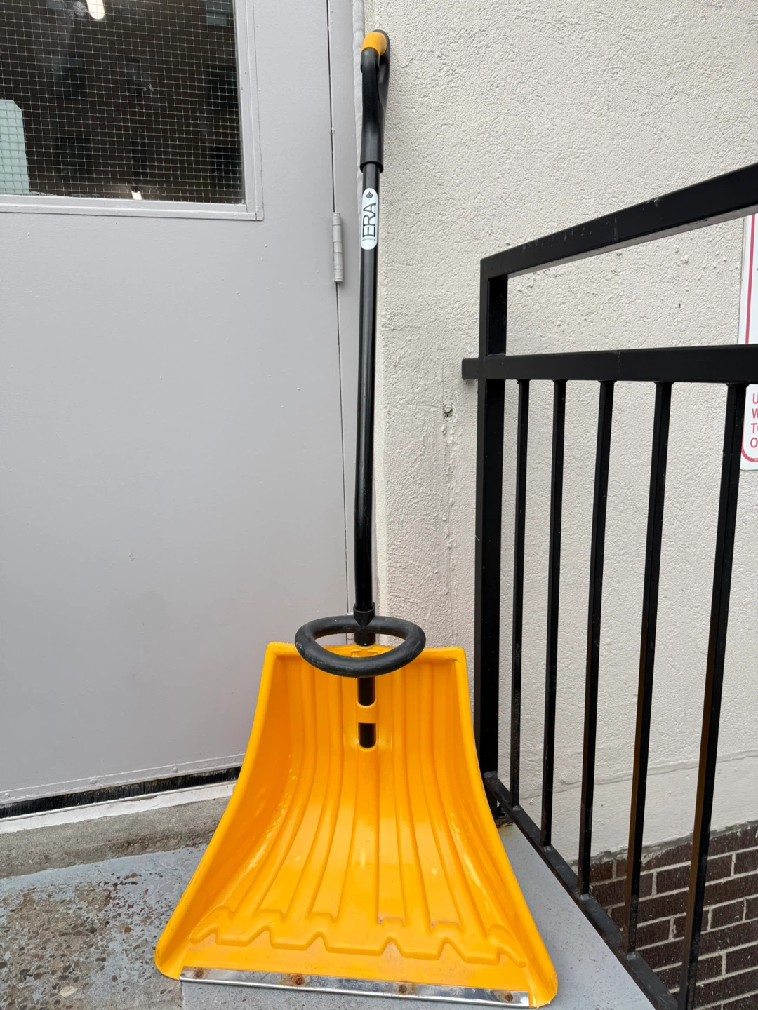 ERA Yellow Snow Pusher Shovel