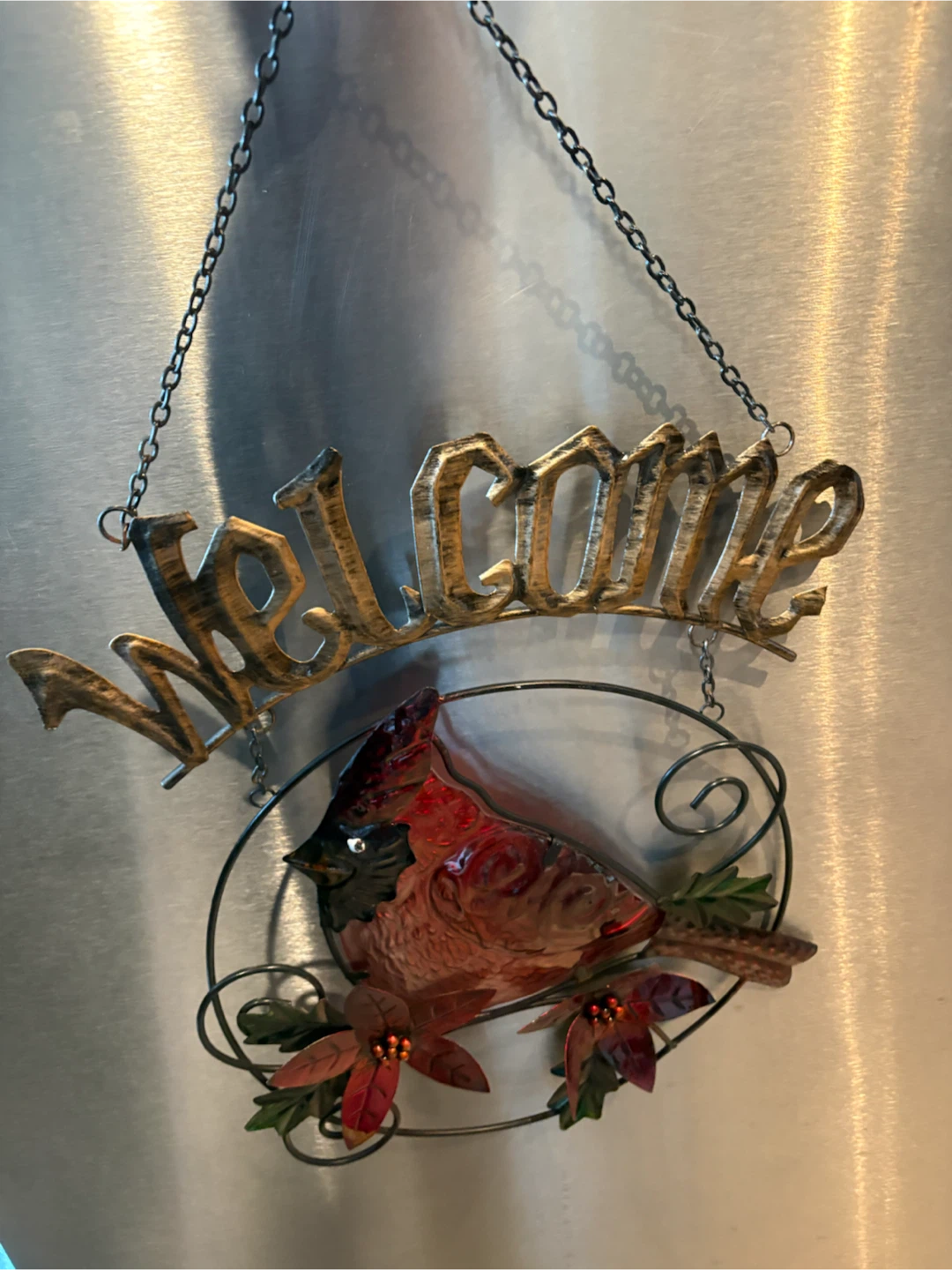 Welcome Cardinal Hanging Wall Decor - photo 2