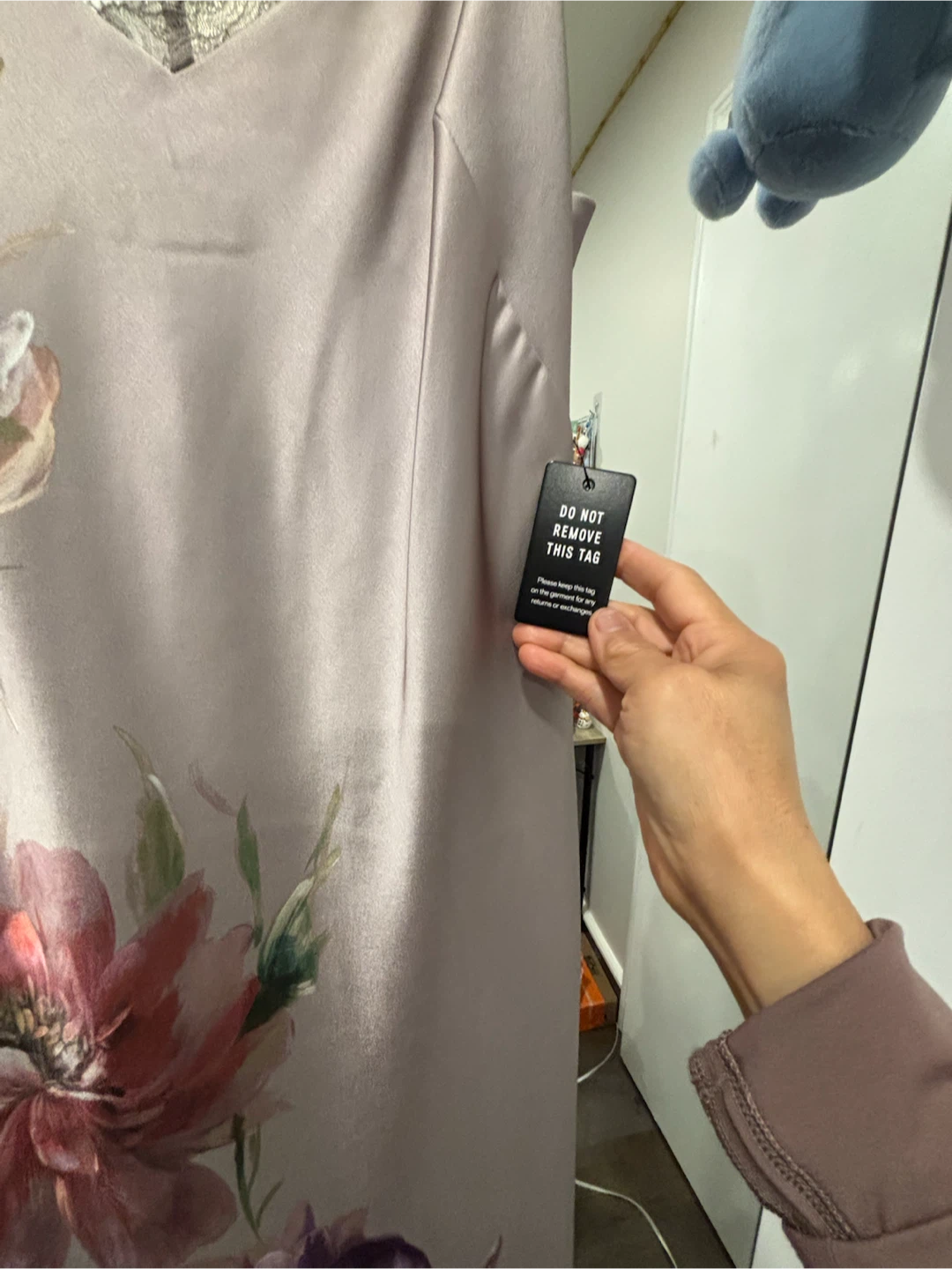 Floral Satin Midi Dress - photo 3