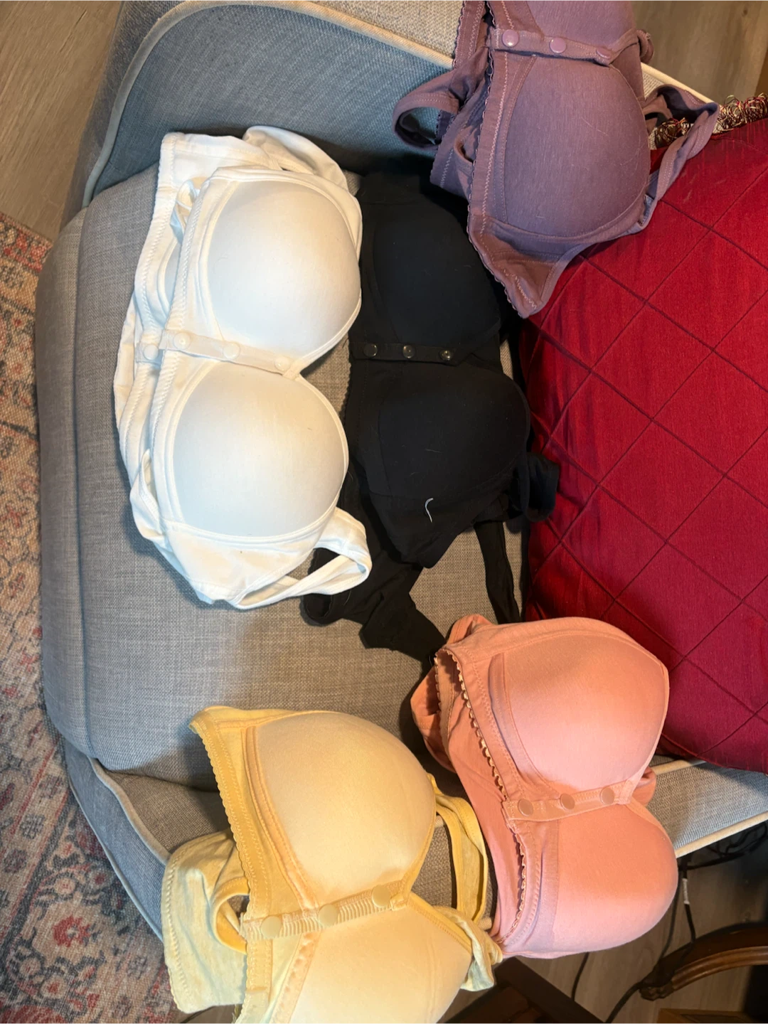 Five Nursing Bras - photo 2