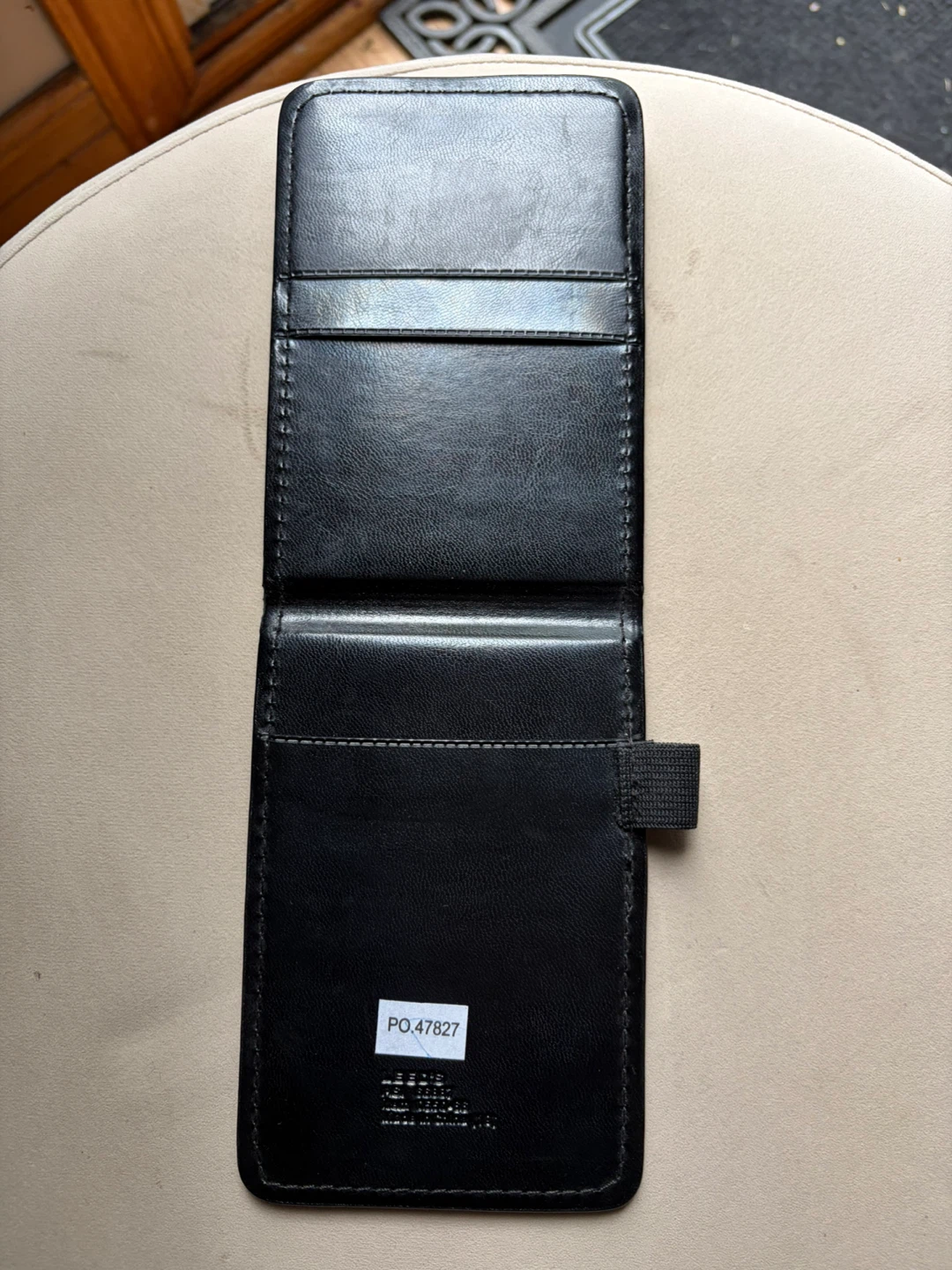 Knightsbridge Black Pocket Notepad Holder - photo 2