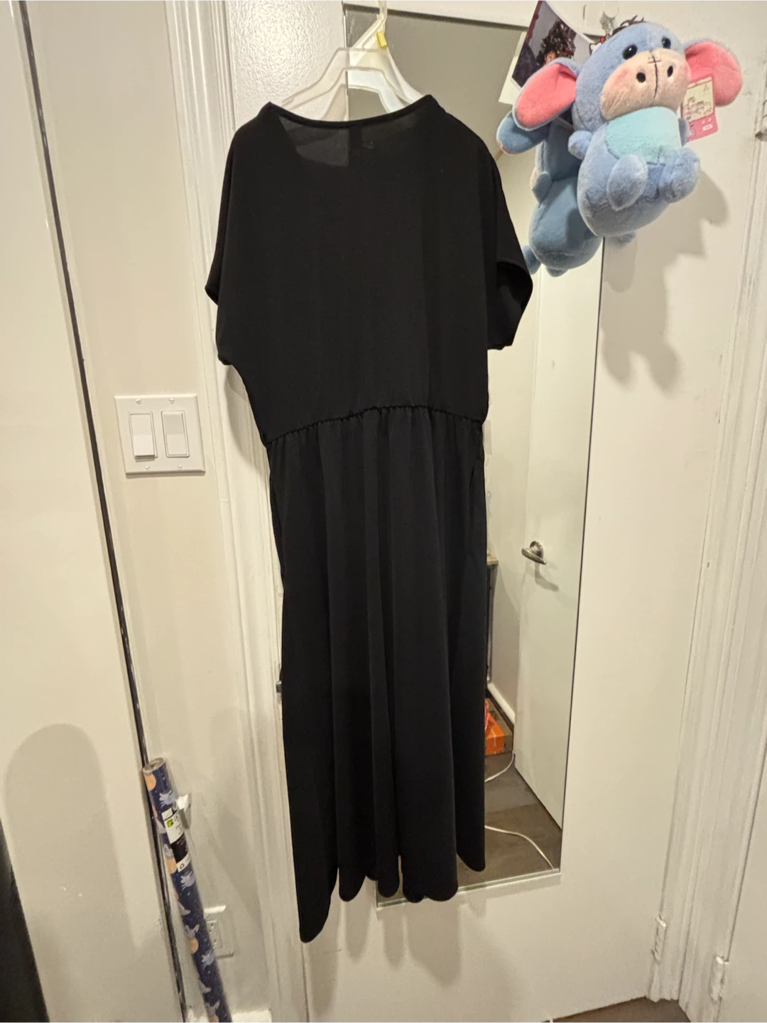 Black Wrap-Style Jumpsuit - photo 4