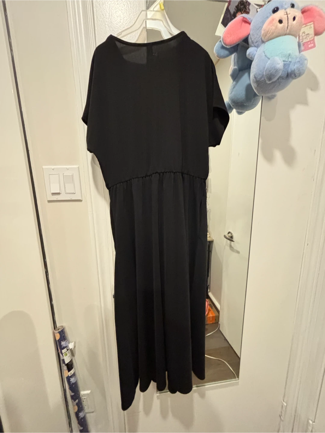 Black Wrap-Style Jumpsuit - photo 5