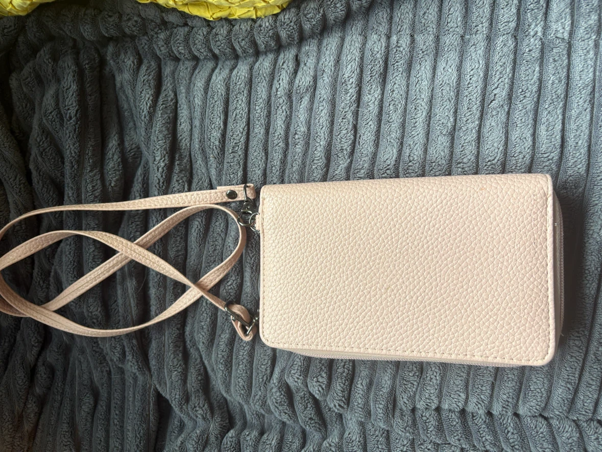 Pink Crossbody Phone Wallet