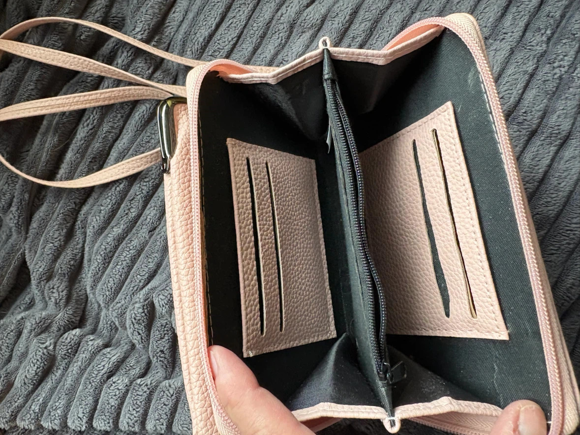 Pink Crossbody Phone Wallet - photo 3
