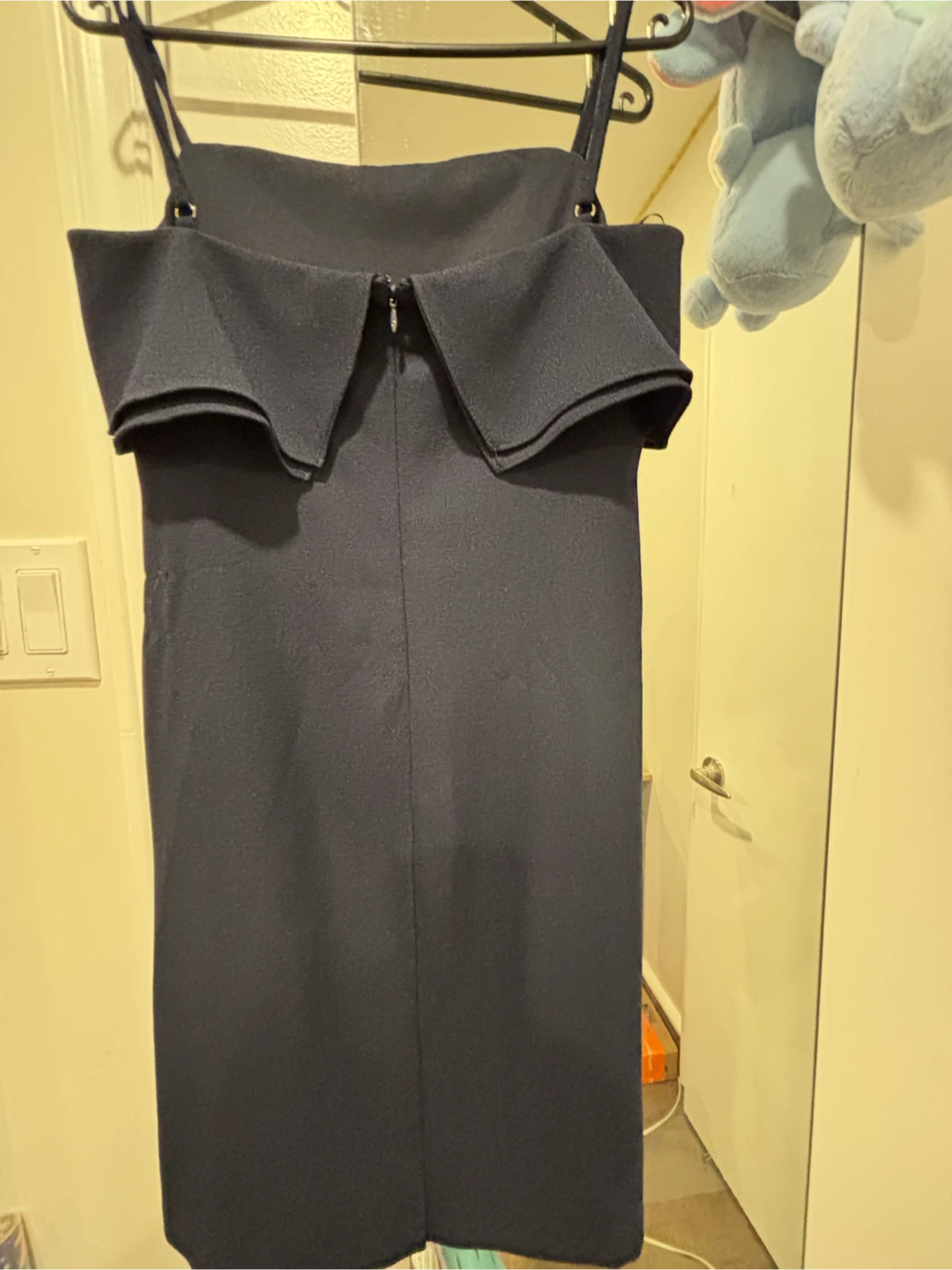 Navy Blue Off-Shoulder Dress - photo 3
