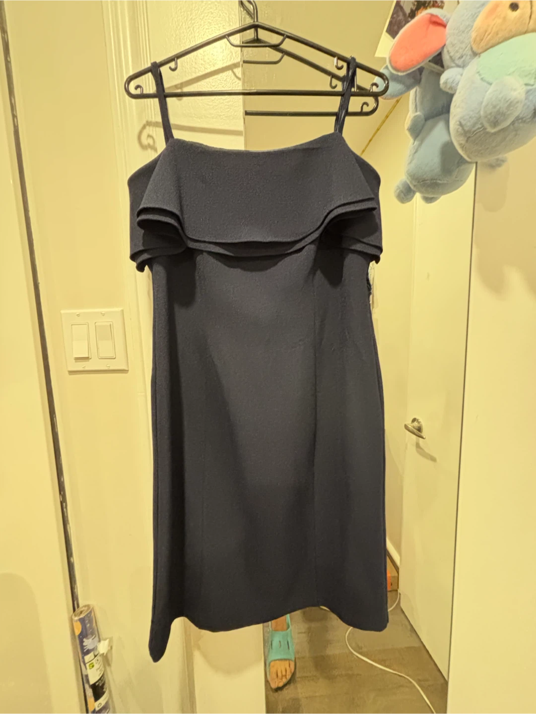 Navy Blue Off-Shoulder Dress - photo 5