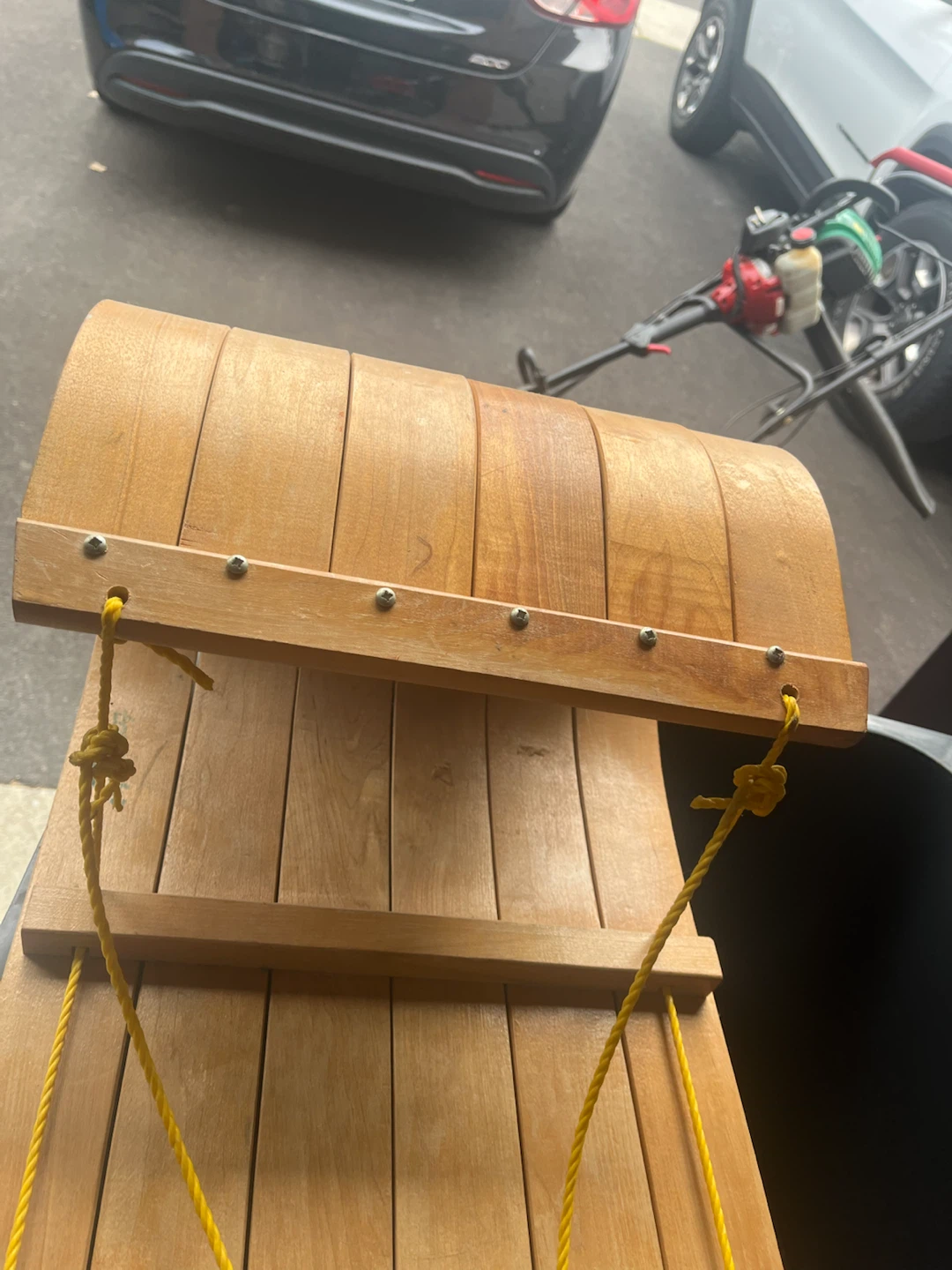 Classic Wooden Toboggan
