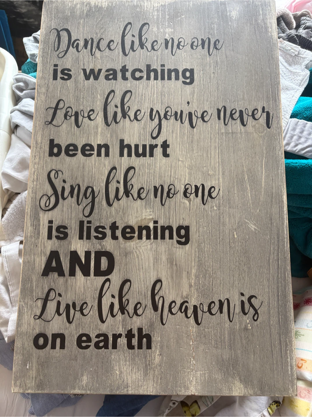 Rustic Wooden Decorative Wall Sign
