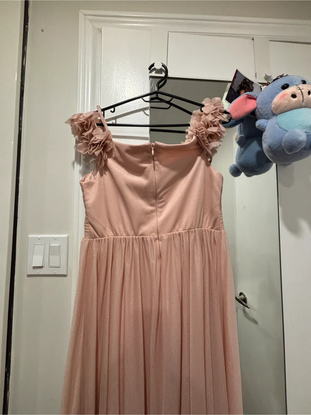 Ever Pretty Pink Floral Shoulder Evening Dress - photo 4