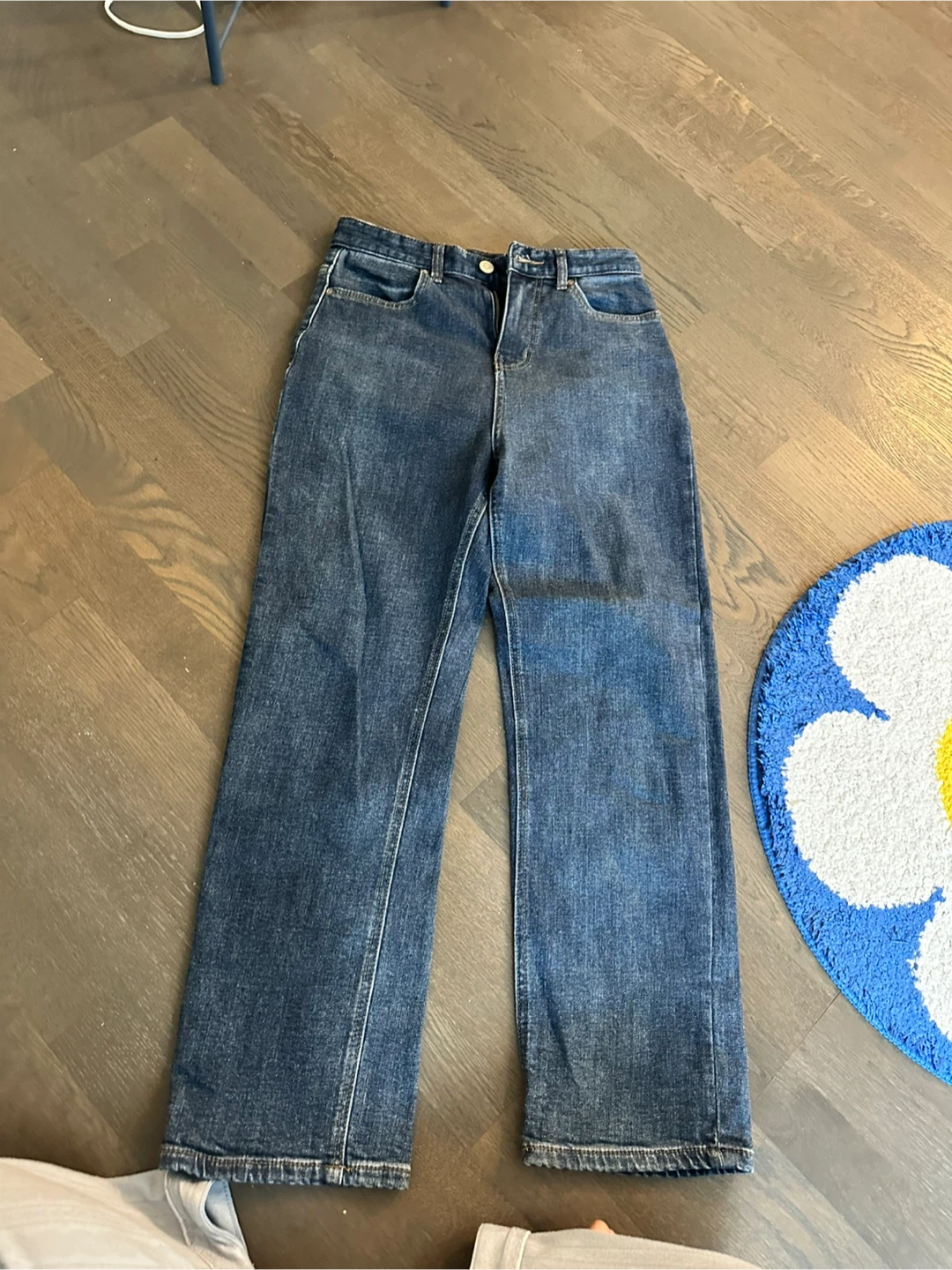 ☃️Spao fleece winter Indigo Jeans