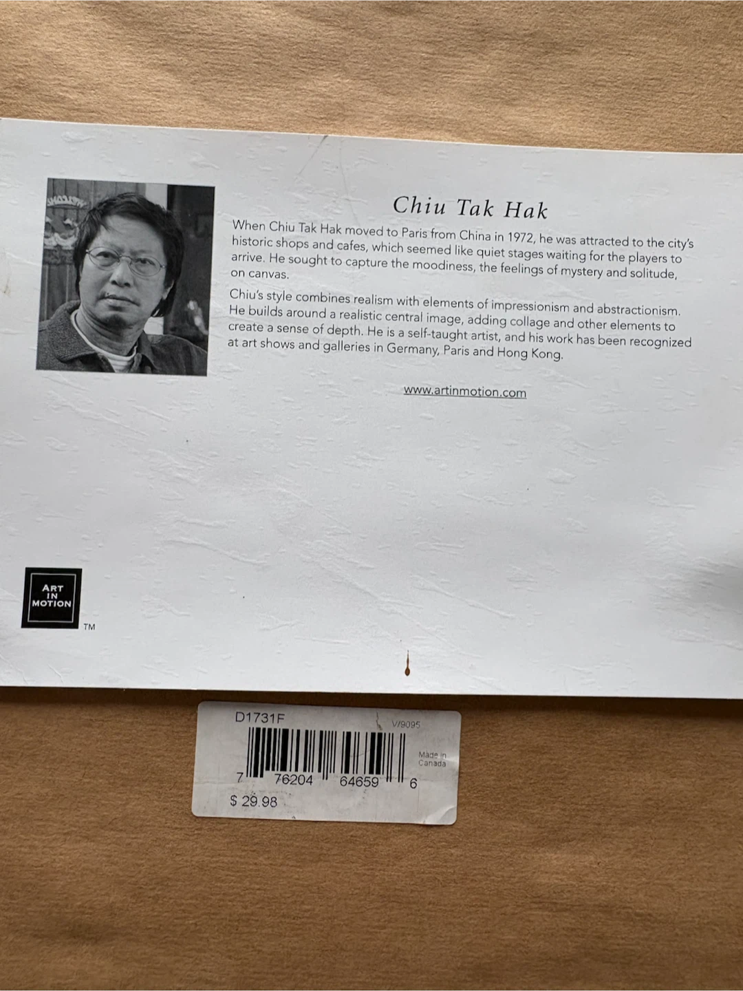 Chiu Tak Hak Cafe Du Theatre Framed Print - photo 2
