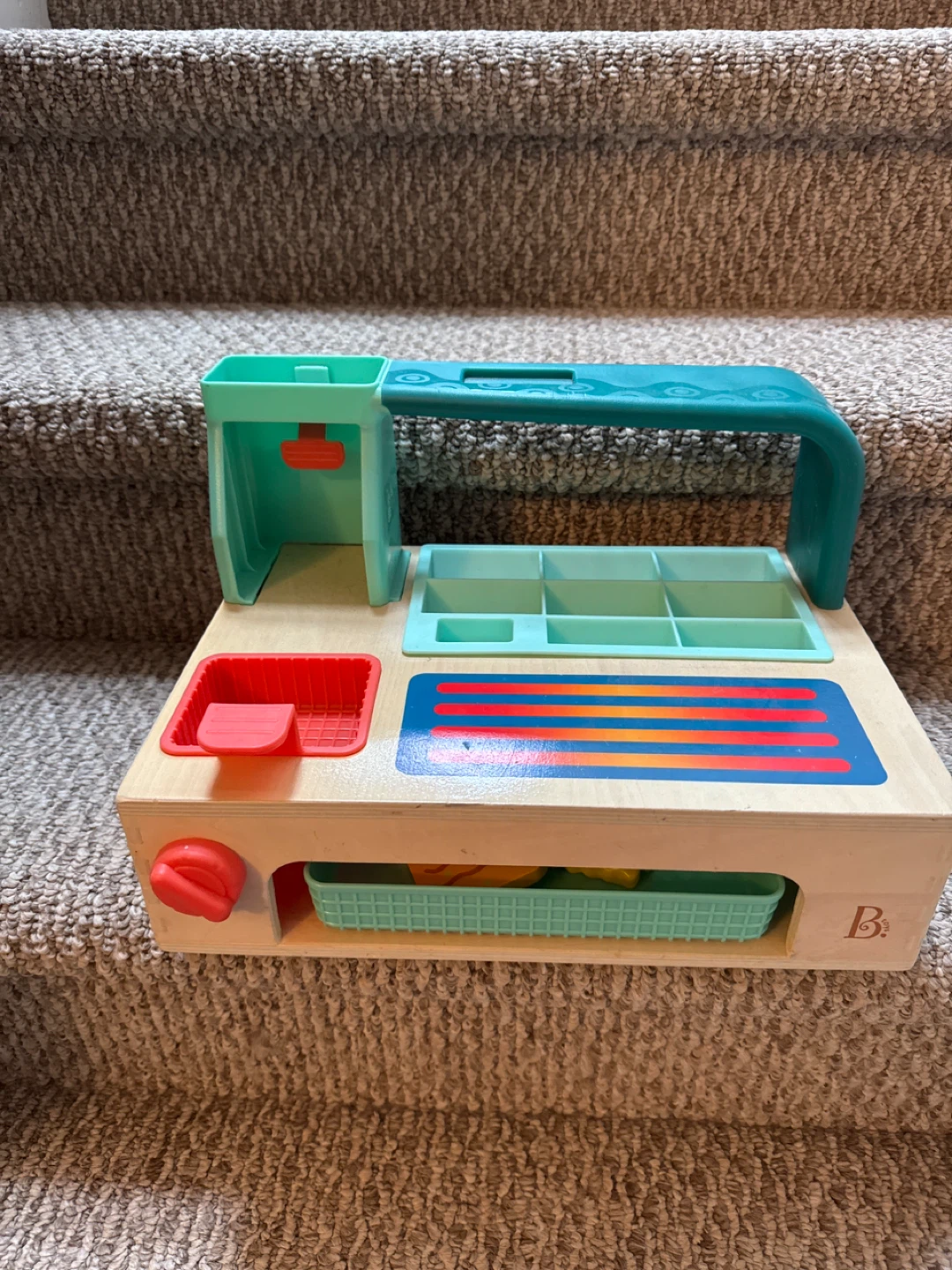 B. Toys Wooden Toy Kitchen Set