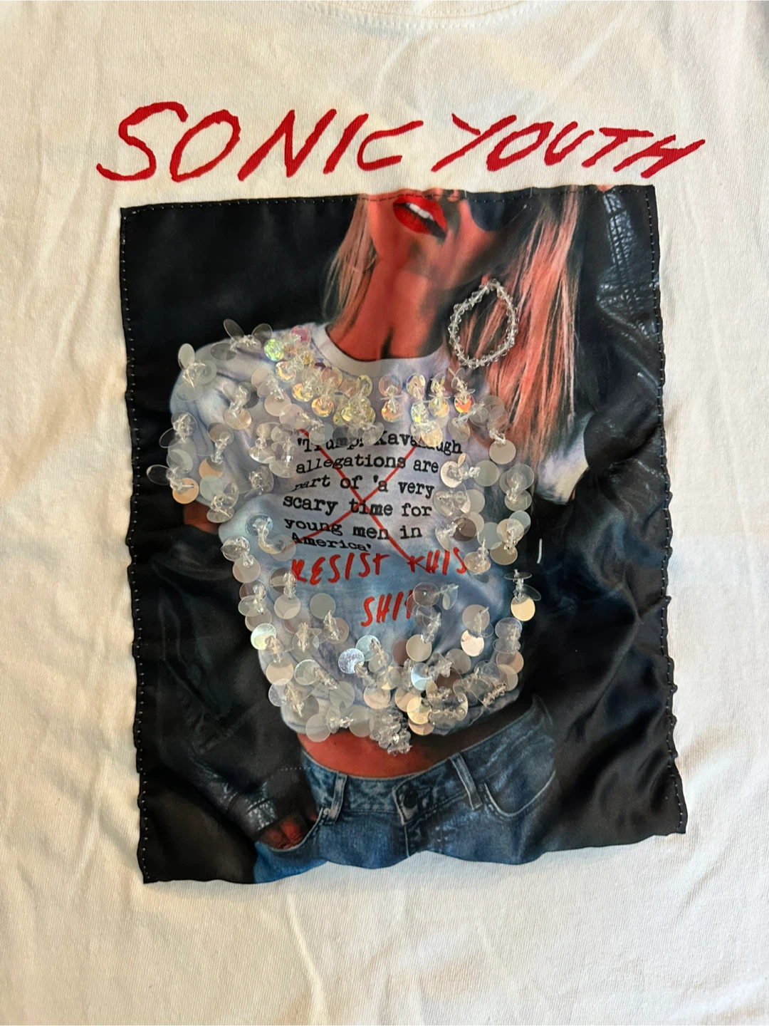 💍Moda Graphic T-Shirt with beeds - photo 2