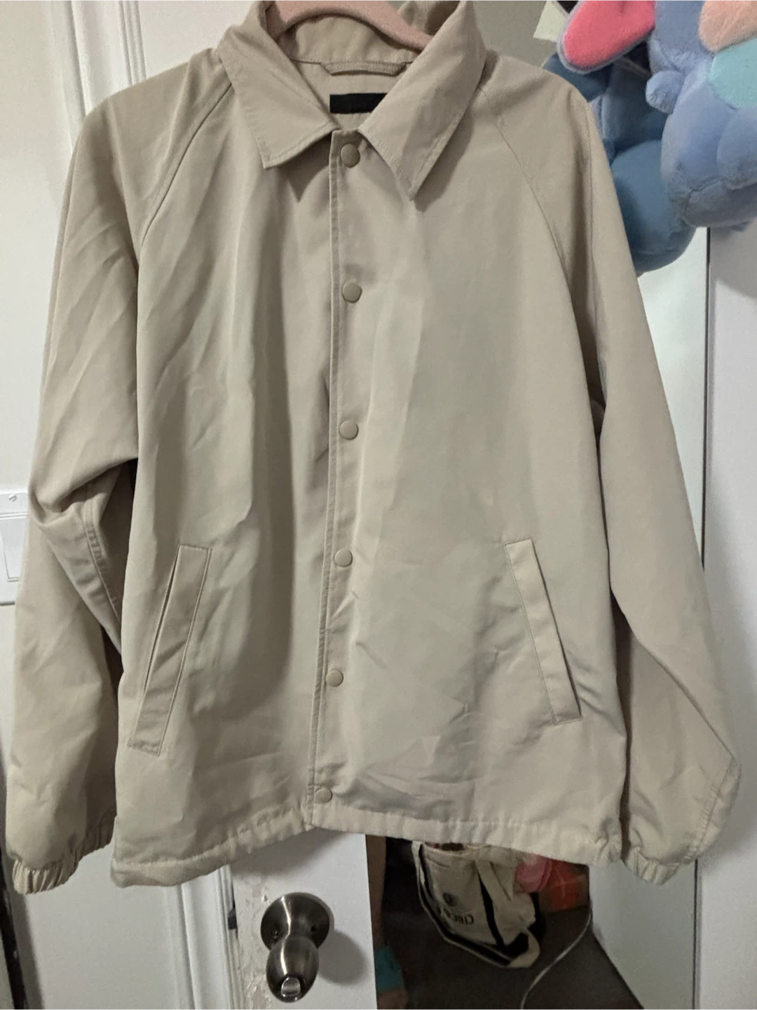 Beige Button-Up Coach Jacket - photo 4