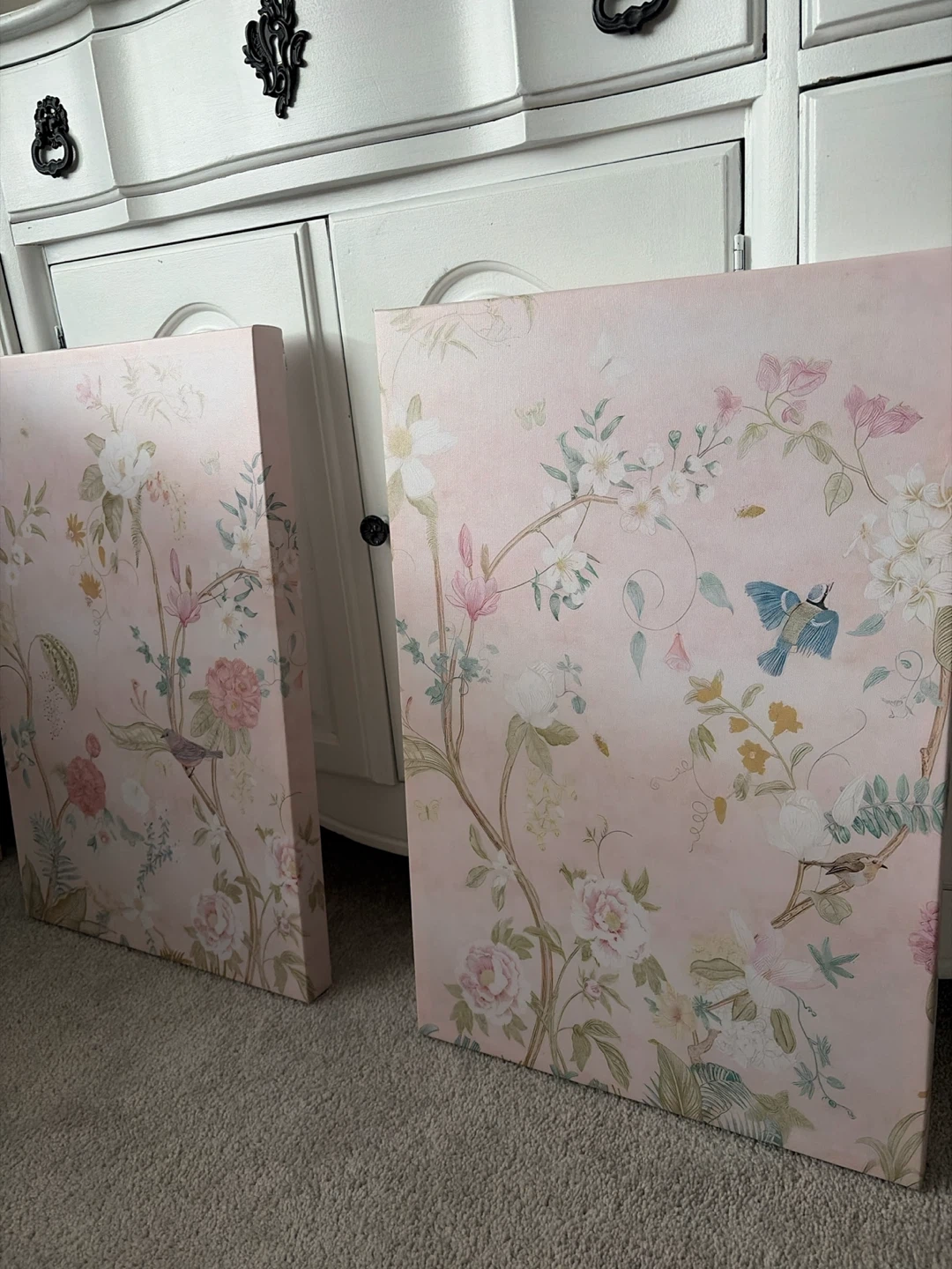 Set of Two Floral Canvas Wall Art Prints - photo 4
